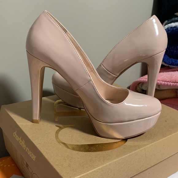 Charlotte Russe Nude Heels - Picture 7 of 7